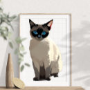 Search for siamese cat art Illustration