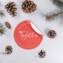 Search for snowflake return address stickers Red