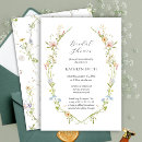 Search for elegant modern floral bridal shower invitations Spring summer fall