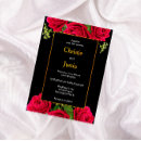 Search for burgundy black and gold wedding invitations Roses