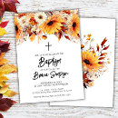 Search for autumn christening invitations Flowers