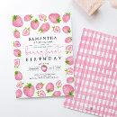 Search for berry 1st birthday invitations Fruit