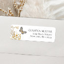 Search for butterfly design return address labels Butterflies
