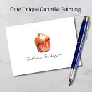 Search for baker note cards Cupcake