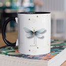 Search for blue dragonflies mugs Cute