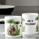 Search for animal pun mugs Elephant