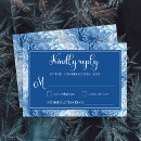 Search for snowflake rsvp cards Blue and white