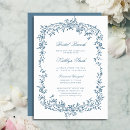 Search for vintage brunch invitations Dusty blue