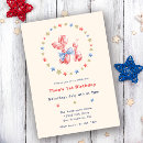 Search for 4th of july 1st birthday invitations Watercolor