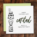 Search for cat fathers day cards Humour