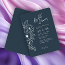 Search for navy blue bridal brunch invitations Typography
