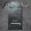 Search for elegant halloween wedding invitations Black and white