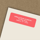 Search for coral return address labels Birthday