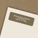 Search for brown return address labels Corporate