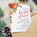 Search for holiday bridal shower invitations Bride to be