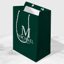 Search for emerald green gift bags Best man