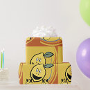 Search for happy face wrapping paper Yellow