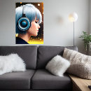 Search for listen music posters Cute