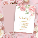 Search for watercolor roses wedding invitations Pink