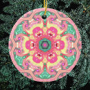 Search for tie in christmas tree decorations Psychedelic