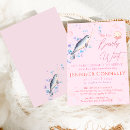 Search for narwhal baby shower invitations Pink