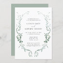 Search for greenery rehearsal dinner invitations Modern