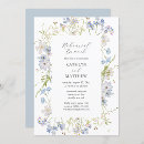 Search for blue wildflower invitations Whimsical