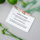 Search for postponed wedding announcement cards Floral