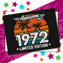 Search for 1972 birthday cards Celebration