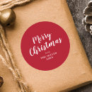 Search for vintage merry christmas stickers Minimal