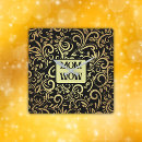 Search for black and gold decor clocks Monogrammed
