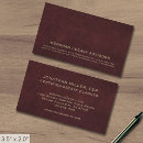 Search for burgundy business cards Networking