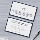Search for quotations business cards Quotation marks