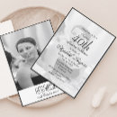 Search for fab forty invitations Black and white