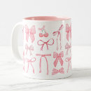Search for pink bow mugs Pastel