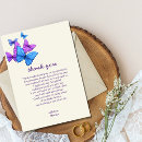 Search for purple bridal thank you cards Love is in bloom