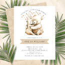 Search for cub baby shower invitations Modern