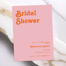 Search for retro bridal shower invitations 70s