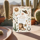 Search for cowboy birthday invitations Cactus