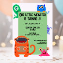 Search for monster invitations Green