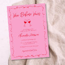 Search for red bridal shower invitations Bold