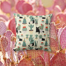 Search for black botanical cushions Hand drawn
