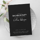 Search for black and white stag party invitations Formal