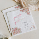 Search for blush floral napkins Glitter
