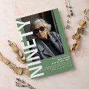 Search for 90th photo birthday invitations Stylish