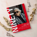 Search for 90th photo birthday invitations Stylish