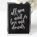 Search for donut wedding signs Couple
