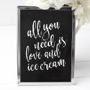Search for ice cream wedding signs Bridal shower