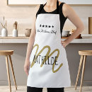 Search for monogram chef aprons Monogrammed