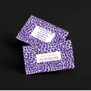 Search for leopard pattern business cards Cat